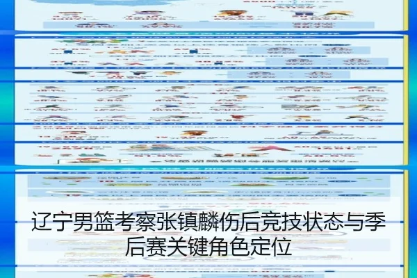 辽宁男篮考察张镇麟伤后竞技状态与季后赛关键角色定位